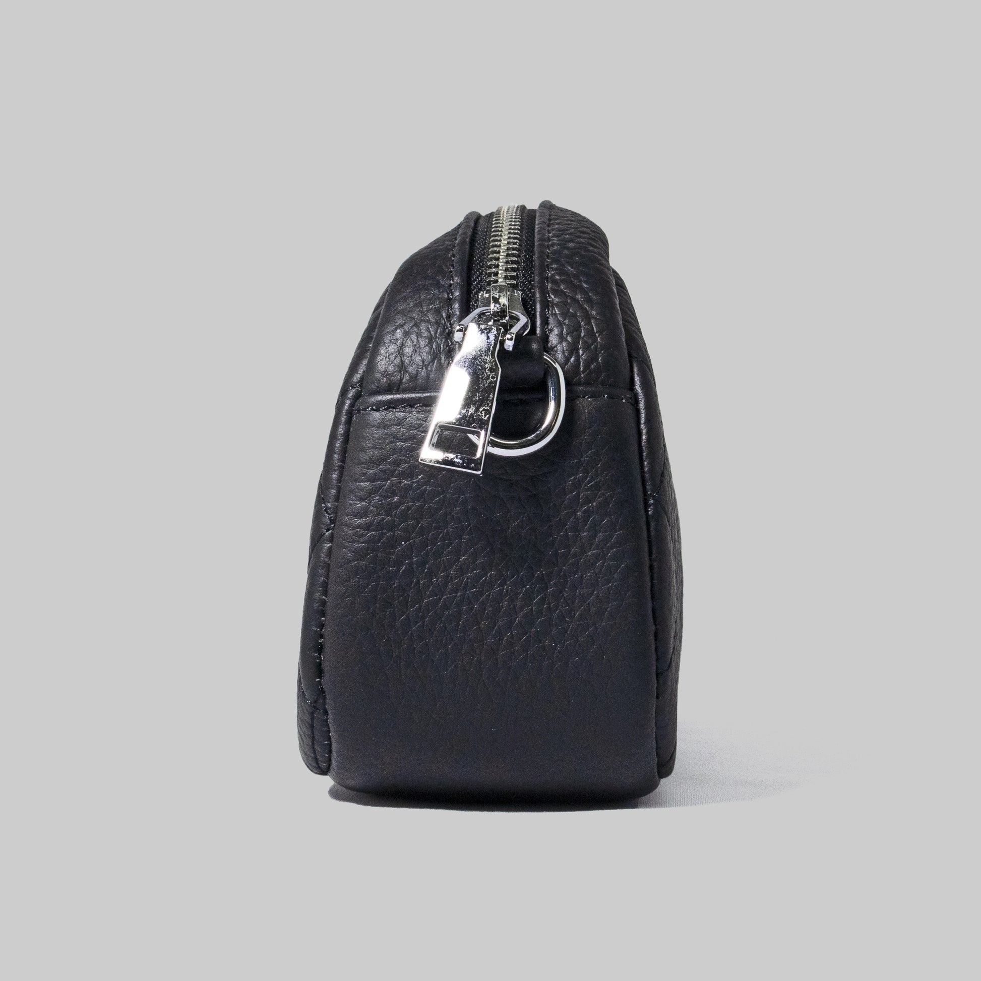 JELOUS Aurelle luxury leather shoulder bag – black quilted genuine leather with detachable strap, designer-inspired handbag for women