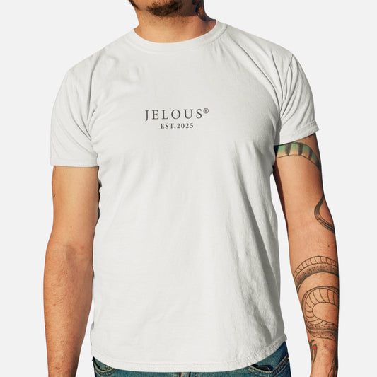 Men’s graphic streetwear t-shirt in 100% cotton, regular fit, locally made, available in black and white.