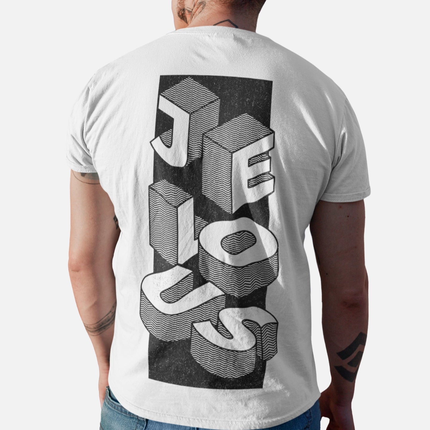 Men’s graphic streetwear t-shirt in 100% cotton, regular fit, locally made, available in black and white.